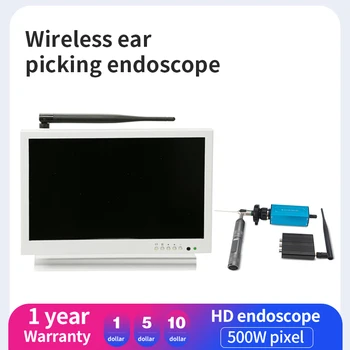 HD эндоскоп ушного канала 2,7 мм визуальный эндоскоп для уха и носа 5 миллионов пикселей беспроводной инструмент для обновления стиля эндоскопа