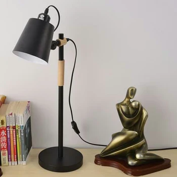 Современная простая светодиодная настольная лампа для чтения в скандинавском стиле, Креативный офис, Рабочий кабинет, светодиодный настольный светильник, спальня, Домашняя прикроватная светодиодная настольная лампа