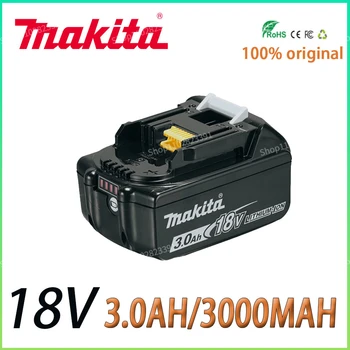 Makita Оригинальный Аккумулятор Для Электроинструментов 18V 3.0AH 5.0AH 6.0AH со светодиодной литий-ионной Заменой LXT BL1860B BL1850 BL1860
