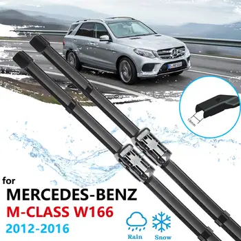 Автомобильные Щетки Стеклоочистителя для Mercedes Benz M ML GLE Class W166 2012 2013 2014 2015 2016 Щетки Переднего Ветрового Стекла Омыватель Автомобильные Аксессуары