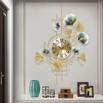 Легкие роскошные настенные часы гостиная домашняя мода часы диван кабинет настенные украшения часы настенные часы креативное украшение часов