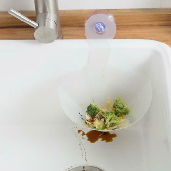 Простая Автономная пробка для раковины, Складное антиблокирующее устройство для слива воды, Очистка кухонной ванны, Кухонный фильтр
