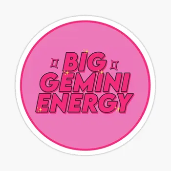 Big Gemini Energy От Gabyiscool 5 шт. Автомобильные Наклейки для Бампера Мотоцикла Фон Ноутбука Украшения гостиной Мультфильм