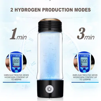 Стакан для воды с высоким содержанием водорода, японский оригинальный высококонцентрированный щелочной аппарат, умный электролитический стакан для здоровья с отрицательными ионами