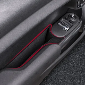 2шт ABS Стекающийся ящик для хранения mini Cooper F56 дверная ручка коробка для хранения аксессуаров интерьера автомобиля