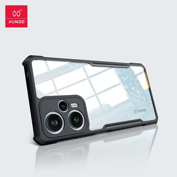 Для POCO F5 5G Чехол Оригинальный Xundd Подушки Безопасности Противоударная Прозрачная Защита Камеры Задняя Крышка Для Xiaomi Redmi Note 12 Turbo